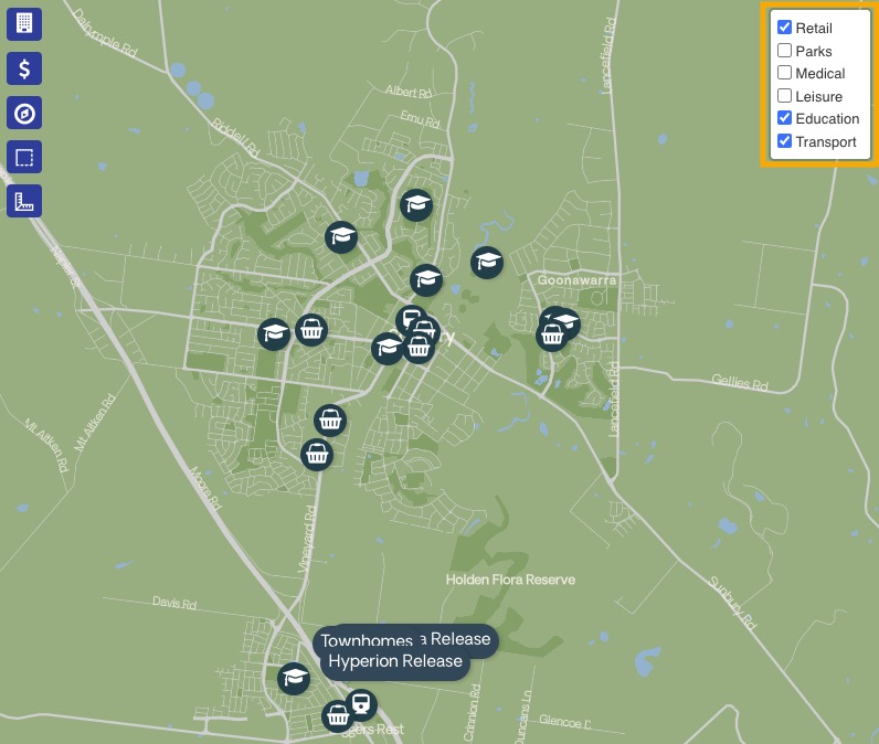 Locations and Amenities Overview