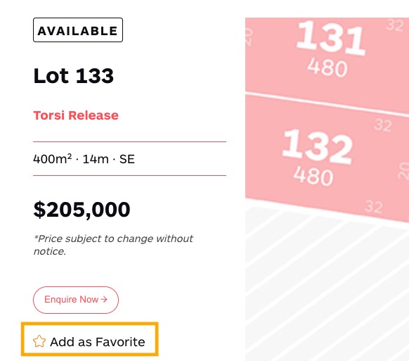 Lot Product Page Wishlist
